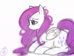 Size: 500x375 | Tagged: artist needed, safe, derpibooru import, oc, unofficial characters only, pegasus, pony, magical lesbian spawn, offspring, parent:fluttershy, parent:rarity, parents:flarity, solo