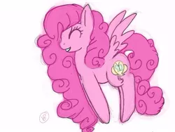 Size: 500x375 | Tagged: artist needed, safe, derpibooru import, oc, unofficial characters only, pegasus, pony, magical lesbian spawn, offspring, parent:fluttershy, parent:pinkie pie, parents:flutterpie, solo