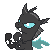 Size: 50x50 | Tagged: animated, artist:taritoons, changeling, clapping, clapping ponies, cute, cuteling, derpibooru import, icon, part of a set, safe, simple background, solo, sprite, transparent background