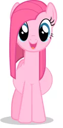 Size: 466x942 | Tagged: derpibooru import, happy, pinkamena diane pie, pinkie pie, pregnant, pregnant edit, safe