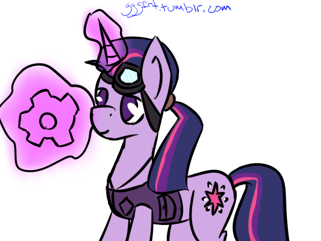 Size: 640x480 | Tagged: 30 minute art challenge, artist:gggfrt, derpibooru import, safe, steampunk, twilight sparkle