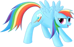 Size: 3002x1919 | Tagged: safe, artist:haltie, derpibooru import, rainbow dash, pegasus, pony, female, iwtcird, looking at you, mare, solo