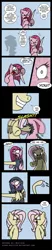 Size: 600x2875 | Tagged: artist:niban-destikim, assimilation, comic, corrupted, derpibooru import, flutterbitch, fluttershy, parody, pinkamena diane pie, pinkie pie, safe, the matrix