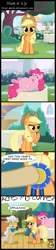 Size: 830x3682 | Tagged: safe, artist:toxic-mario, derpibooru import, applejack, mayor mare, pinkie pie, earth pony, pony, mmmystery on the friendship express, blue ribbon, chubby, chubby cheeks, comic, contest, fat, parody, piggie pie, piggy pie, pinkie pie is not amused, pudgy pie, stuffed, unamused