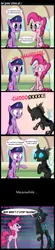 Size: 1040x4720 | Tagged: artist:subjectnumber2394, changeling, changeling queen, comic, derpibooru import, doomie, female, pinkie pie, queen chrysalis, safe, twilight sparkle