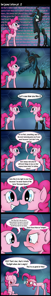 Size: 1040x5955 | Tagged: artist:subjectnumber2394, changeling, changeling queen, comic, derpibooru import, female, pinkie pie, queen chrysalis, safe