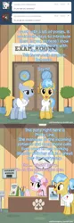 Size: 600x1799 | Tagged: artist:adiwan, ask, ask the vet pony, assistants, comic, derpibooru import, doctor fauna, oc, oc:bonesaw, oc:phony line, phone, receptionist, safe, surgeon, tumblr, vet