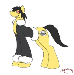 Size: 1009x1026 | Tagged: artist:m a c d, derpibooru import, durarara, orihara izaya, ponified, safe