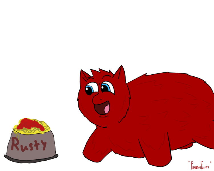 Size: 1280x1024 | Tagged: artist:phantomfluffy, derpibooru import, edit, fluffy pony, food bowl, hugbox, safe, spaghetti