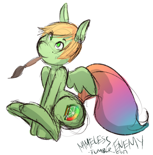 Size: 533x541 | Tagged: 30 minute art challenge, artist:namelessenemy, derpibooru import, ponified, safe