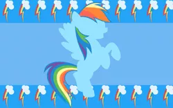 Size: 2560x1600 | Tagged: safe, artist:alicehumansacrifice0, derpibooru import, rainbow dash, pegasus, pony, cutie mark, flying, open mouth, solo, spread wings, wallpaper, wings