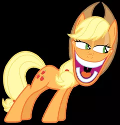 Size: 878x909 | Tagged: applejack, derpibooru import, edit, faic, hentai woody, nightmare fuel, safe, woody, woody face