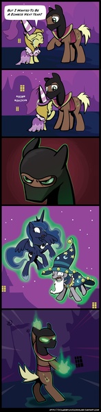 Size: 496x2028 | Tagged: artist:killedbyunicorns, comic, derpibooru import, ermac, luna eclipsed, meadow song, mortal kombat, noi, princess luna, safe, star swirl the bearded, twilight sparkle