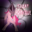 Size: 128x128 | Tagged: ask, derpibooru import, konami, parody, picture for breezies, pinkie pie, pyramid head, pyramid pinkie, safe, silent hill