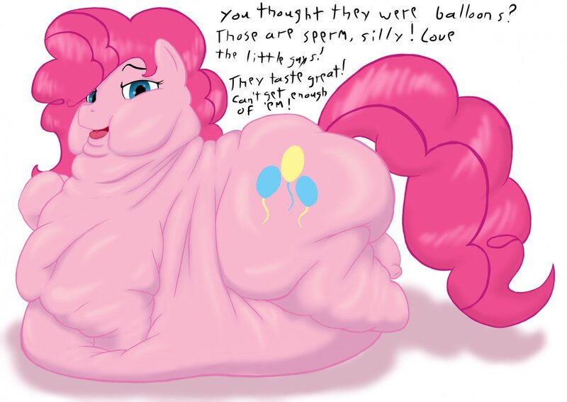 Size: 1280x907 | Tagged: artist:stonershy, crotchboobs, cum, derpibooru import, fat, female, implied cum inflation, implied straight, morbidly obese, nipples, nudity, obese, piggy pie, pinkie pie, pudgy pie, questionable, solo, solo female, teats