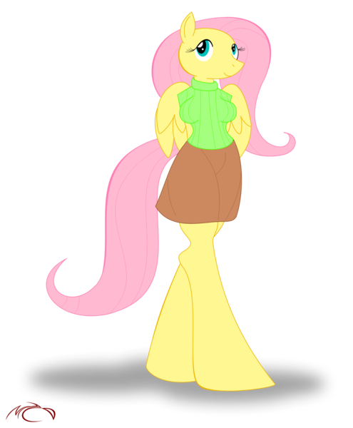 80147 Anthro Artistm A C D Breasts Busty Fluttershy Derpibooru Import Female 4805