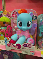 Size: 1898x2584 | Tagged: derpibooru import, hasbro, irl, newborn, photo, rainbow dash, safe, so soft, toy