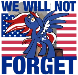 Size: 548x523 | Tagged: 9/11, derpibooru import, flag, oc, safe, united states, unofficial characters only
