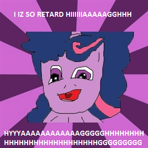 Size: 300x300 | Tagged: caption, derpibooru import, exploitable meme, forced meme, image macro, ms paint, retarded twilight meme, safe, text, twilight sparkle