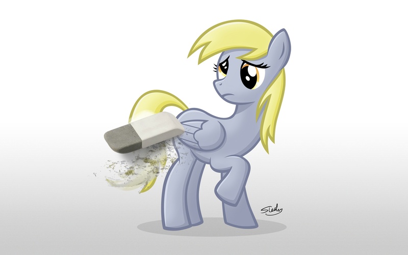 Size: 2761x1729 | Tagged: safe, artist:sterlingpony, derpibooru import, derpy hooves, pegasus, pony, derpygate, female, mare, sad, solo