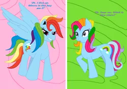 Size: 1214x860 | Tagged: artist:cdla, derpibooru import, g3, needs more saturation, rainbow dash, rainbow dash (g3), safe