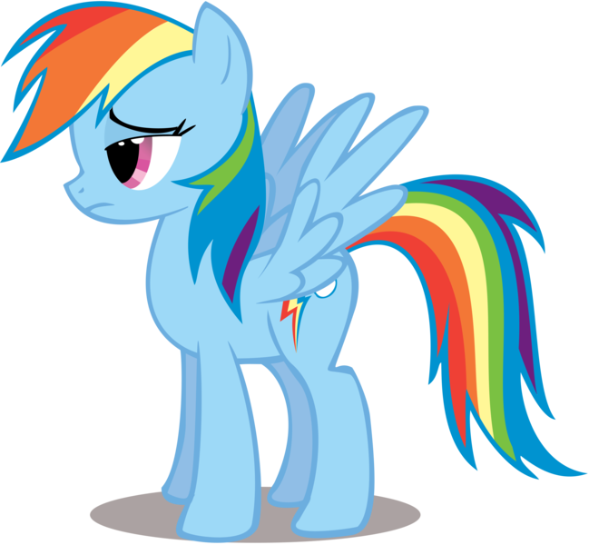 Size: 5000x4625 | Tagged: absurd resolution, artist:theflutterknight, derpibooru import, rainbow dash, safe, simple background, transparent background, vector