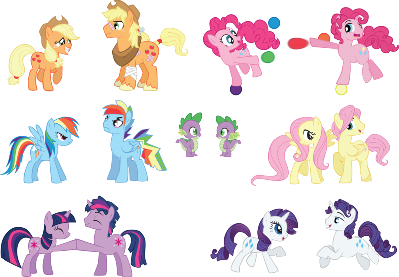 Size: 4188x2909 | Tagged: absurd resolution, applejack, applejack (male), applejacks (shipping), artist:trotsworth, bandage, barb, bouncy ball, bubble berry, bubblepie, butterscotch, dashblitz, derpibooru import, dusk shine, dusktwi, elusive, fanfic:on a cross and arrow, female, flutterscotch, fluttershy, implied shipping, male, mane seven, mane six, pinkie pie, rainbow blitz, rainbow dash, rarilusive, rarity, rule 63, safe, selfcest, self dragondox, self ponidox, shipping, simple background, spike, spikebarb, straight, transparent background, twilight sparkle, vector