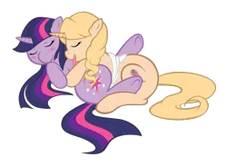 Size: 950x700 | Tagged: artist:crypticannelid, blushing, derpibooru import, licking, ponified, selfcest, self ponidox, suggestive, tara strong, twilight sparkle