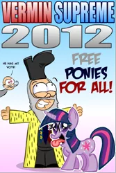 Size: 400x600 | Tagged: artist:fr33z3dry, derpibooru import, safe, twilight sparkle, vermin supreme