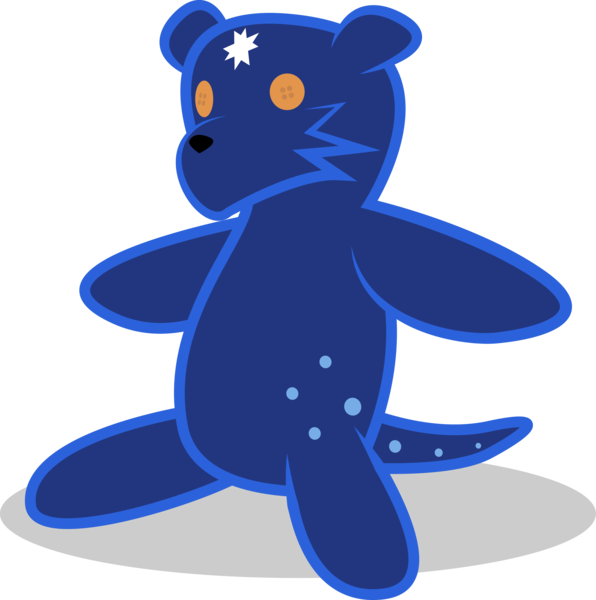 Size: 2313x2328 | Tagged: safe, artist:emkay-mlp, derpibooru import, ursa minor, high res, object, simple background, teddy bear, transparent background, ursa plush, vector