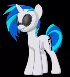 Size: 658x718 | Tagged: 3d, artist:hashbro, cel shading, derpibooru import, safe, vinyl scratch