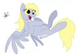 Size: 974x715 | Tagged: safe, artist:thepipefox, derpibooru import, derpy hooves, pegasus, pony, female, mare, solo