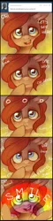 Size: 714x2954 | Tagged: artist:dhui, ask, ask tired pie, dead source, derpibooru import, pinkie pie, safe, tired pie