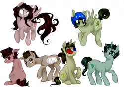 Size: 1000x700 | Tagged: aradia megido, artist:xarakayx, derpibooru import, homestuck, kanaya maryam, karkat vantas, ms paint adventures, nepeta leijon, ponified, safe, sollux captor, tavros nitram