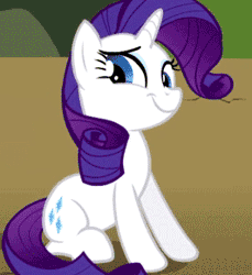Size: 266x290 | Tagged: safe, derpibooru import, rarity, pony, unicorn, animated, are you frustrated?, female, image macro, mare, reaction image, solo, text