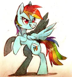 Size: 900x958 | Tagged: artist:kunaike, derpibooru import, rainbow dash, safe, solo