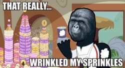 Size: 680x370 | Tagged: derpibooru import, donut joe, gorilla munch, image macro, jimmies, safe