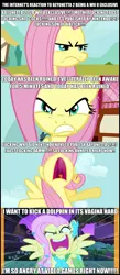 Size: 625x1440 | Tagged: bayonetta, caption, derpibooru import, first world problems, flutterrage, fluttershy, gamershy, meta, rage, safe, vulgar, wii u