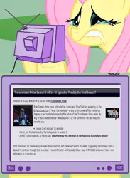 Size: 1126x1542 | Tagged: safe, derpibooru import, fluttershy, pony, exploitable meme, meme, transformers, transformers prime, tv meme