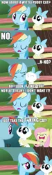 Size: 500x1672 | Tagged: cat, comic, derpibooru import, flutterrage, fluttershy, mitsy, puddy tat, rainbow dash, safe, screencap comic