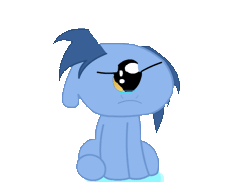 Size: 556x405 | Tagged: animated, animation error, artist:keanno, blues, colt, crying, cyclops, derpibooru import, donny swineclop, emotional warfare, foal, noteworthy, safe
