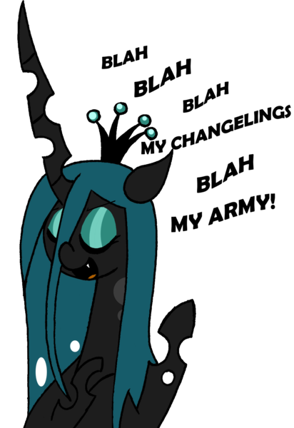 Size: 1098x1598 | Tagged: changeling, changeling queen, derpibooru import, female, queen chrysalis, safe, swag
