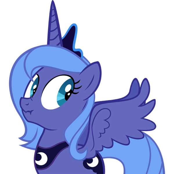 Size: 800x800 | Tagged: artist:necromanteion, derpibooru import, liar face, liarpony, liarwoona, princess luna, s1 luna, safe, scrunchy face, simple background, solo, transparent background, vector