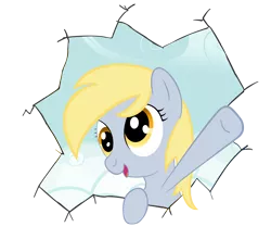 Size: 6138x5688 | Tagged: safe, artist:jjbanton, derpibooru import, derpy hooves, pegasus, pony, absurd resolution, female, fourth wall, mare