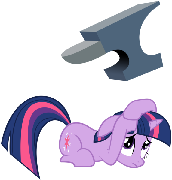 Size: 4406x4625 | Tagged: artist needed, source needed, useless source url, safe, derpibooru import, twilight sparkle, unicorn, absurd resolution, anvil, simple background, solo, transparent background, unicorn twilight, vector