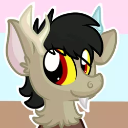 Size: 400x400 | Tagged: artist:weeping-alicorns, cute, derpibooru import, discord, discute, draconequus, looking at you, male, safe, smiling, smiling at you, solo
