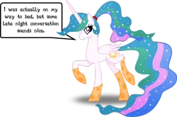 Size: 1280x845 | Tagged: safe, artist:voaxmasterspydre, derpibooru import, princess celestia, pony, .svg available, alternate hairstyle, clothes, cute, cutelestia, female, mare, ponytail, simple background, socks, solo, transparent background, vector