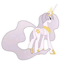 Size: 3000x3000 | Tagged: safe, artist:alexiy777, derpibooru import, princess celestia, pony, princess molestia, female, high res, mare, plot, simple background, solo, transparent background, vector