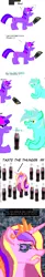 Size: 469x2848 | Tagged: artist:captain_fruitslime, comic, derpibooru import, lyra heartstrings, ms paint, princess cadance, safe, thums up, ti-83+, twilight sparkle