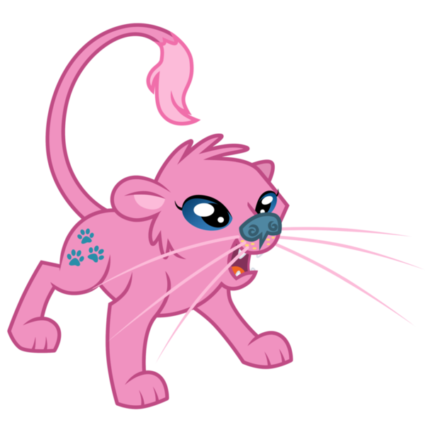 Size: 900x900 | Tagged: artist:sunley, big cat, cat, cute, derpibooru import, g1, g1 to g4, g4, generation leap, kingsley, lion, open mouth, safe, simple background, transparent background, weapons-grade cute
